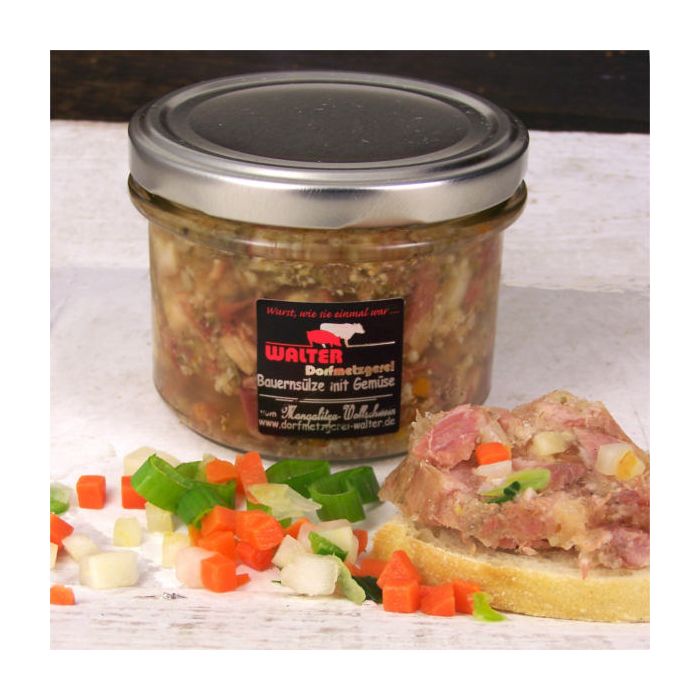Bauernsülze mit Gemüse