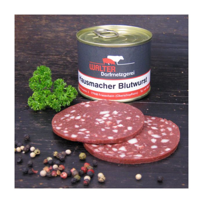 Blutwurst in der Dose