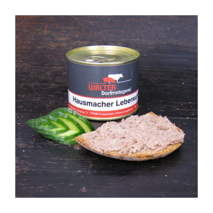 Hausmacher Leberwurst in der Dose