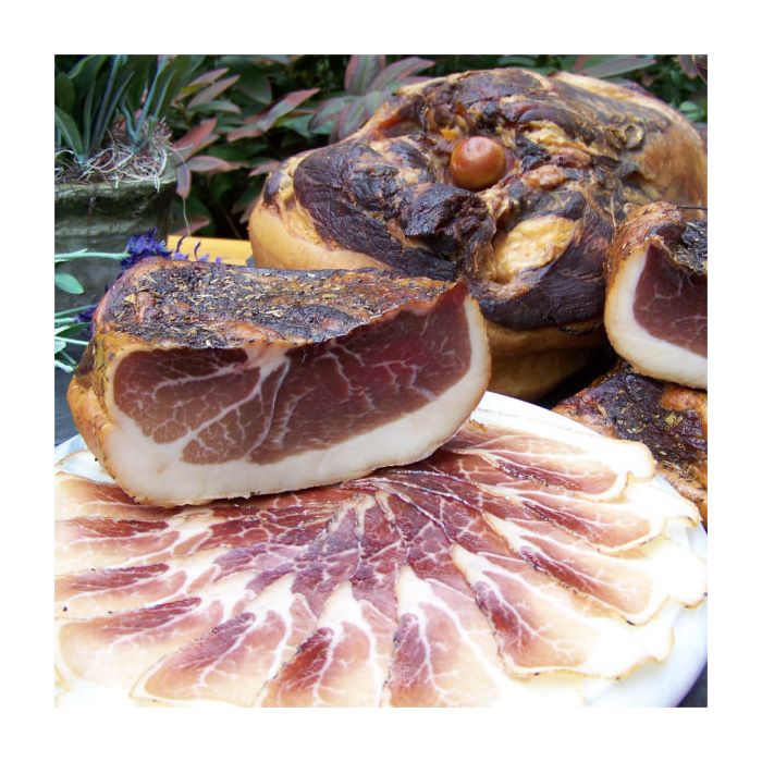 Schinkenspeck vom Mangalitza-Wollschwein