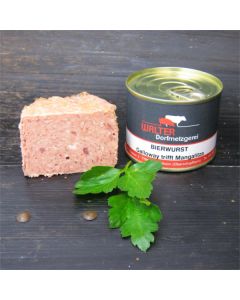 Galloway Bierwurst mit Mangalitzafleisch