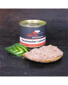 Hausmacher Leberwurst in der Dose