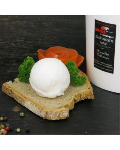 Natürliches, unebehandeldes Schmalz vom Mangalitza-Wollschwein