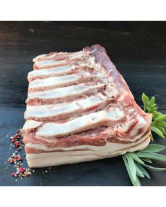 Frischer Mangalitza Schweinebauch